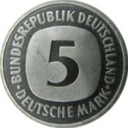 5 deutsche mark Allemagne 1983 (F)