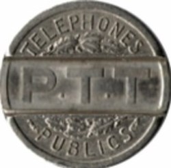 France-PTT-Jeton téléphone 1937