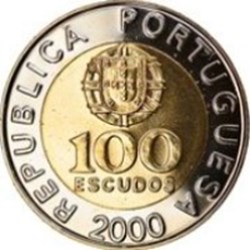 100 escudos République Portugal 1991