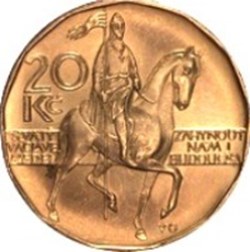 20 korun 1999 république Tchèque