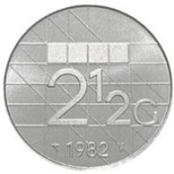 2 1/2 Gulden Pays-Bas 1982