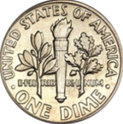 10 cents "Roosevelt Dime" United States 1962