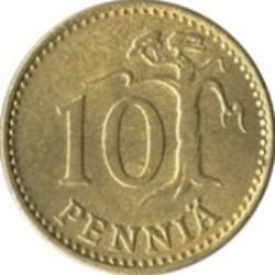 10 pennies 1964 Finlande