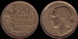 20 Francs Guiraud 1952b
