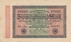 Allemagne-20000 Mark-20-02-1923
