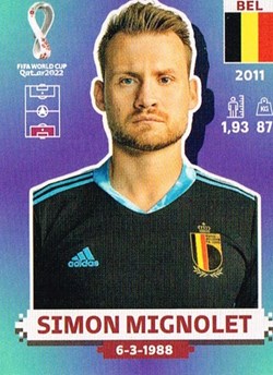 Belgique-Coupe du Monde Qatar 2022-N°BEL4