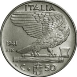 50 centesimi Victor-Emmanuel III Italie 1941