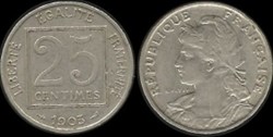 25 Centimes Patey 1903