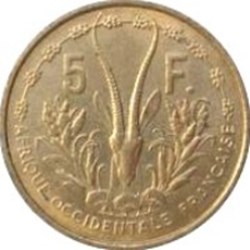 5 francs Afrique occidentale Française 1956