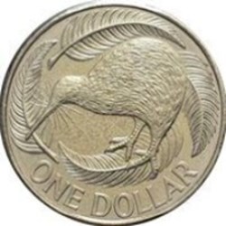 1 dollar - Elizabeth II 1990 New Zélande