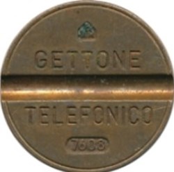 Italie-Jeton Gettone téléphone 1976-1980
