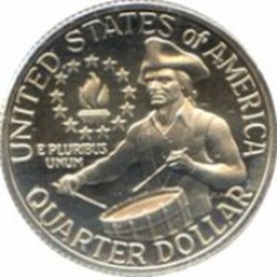 ¼ Dollar "Washington Bicentennial Quarter 1976