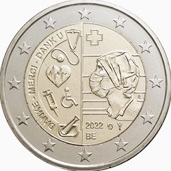 2 Euros-Belgique 2022-Covid 19