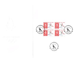 Document 1er jour 16ème jeux Olympique d'Hiver-Ski de Fond