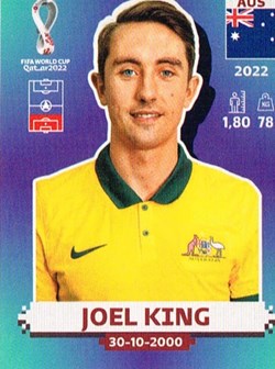 Australie-Coupe du Monde Qatar 2022-N°AUS8
