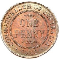 1 Penny Australie Georges V