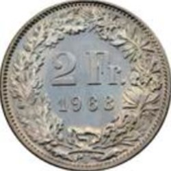 2 Francs Suisse 1944