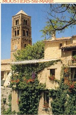 France-Alpes Hautes provence-Moustiers Sainte Marie