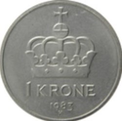 1 couronne Norvège 1974