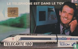 France- Téléphone dans le TGV- Solaïque 03 (1990)