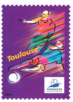 Carte Poste France 98
