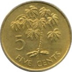 5 cents Seychelles 1995