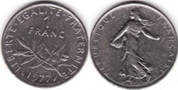 1 Franc Semeuse 1975