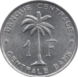 1 franc Congo Belge- Rwanda et Urundi 1959