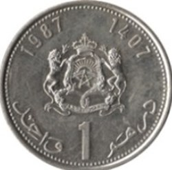 1 Dirham Maroc 1987