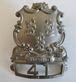 Badge métallique de  Police US-Norwalk-Connecticut.
