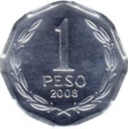 1 peso Chili 1992