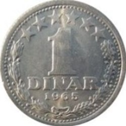 1 Dinar Yougoslavie 1965
