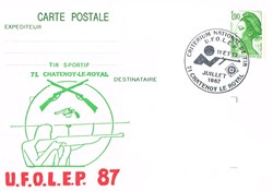 Carte 1er jour -Tir Sportif UFOLEP 87