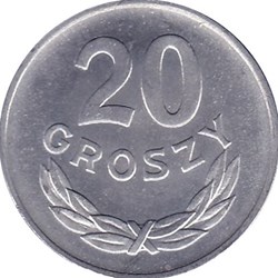 20 groszy Pologne 1949