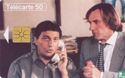 France-  Gérard Depardieu et Christian Clavier- Gemplus 01.2