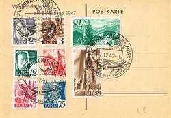 Allemagne-CP + Timbres