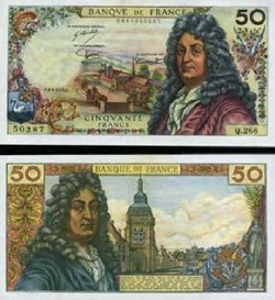 50 Francs RACINE Type 1962