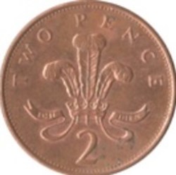 2 Pence Angleterre Elizabeth II 1996