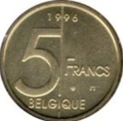5 Francs Belgique 1998