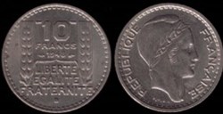 10 Franc Turin petite tête 1949