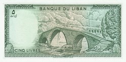 Liban-5 livres-1974