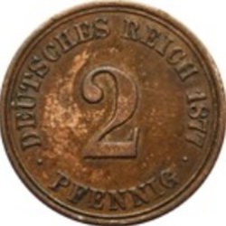 2 Pfennig Allemagne 1875 (A)
