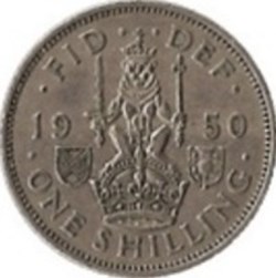 1 Shilling Angleterre George VI 1948