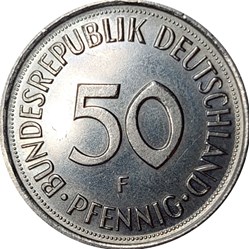 50 Pfennig Allemagne 1971 (J)