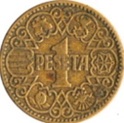 1 Peseta Espagne 1944
