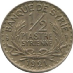 1/2 Piastre Syrie 1921 Protectorat Français