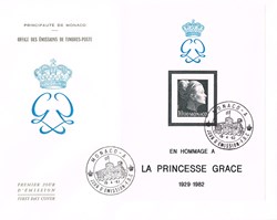 Document 1er jour Monaco La princesse Grace