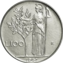 100 Lires Italie 1956