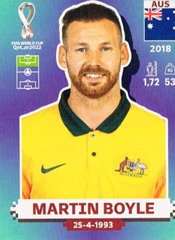 Australie-Coupe du Monde Qatar 2022-N°AUS16