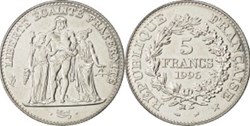 5 Francs Hercule 1996